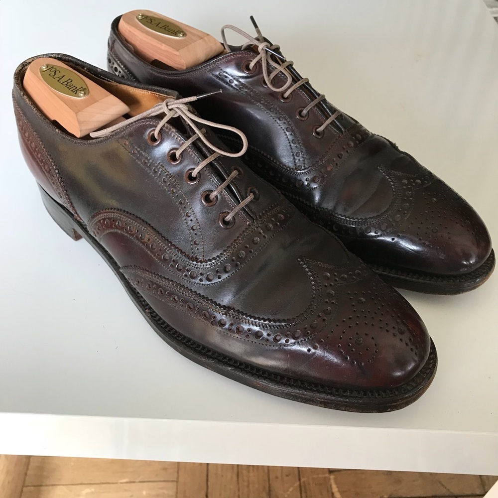 Shell Cordovan Brooks Brothers Wingtip England 10